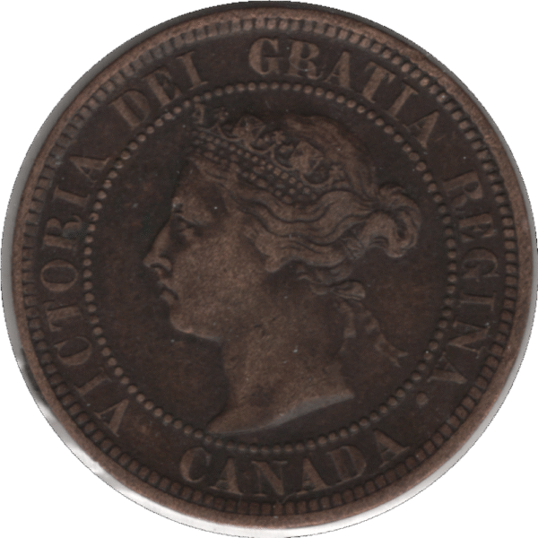 1888 Canada 1 Cent Coin (KM#7 Schön#5)