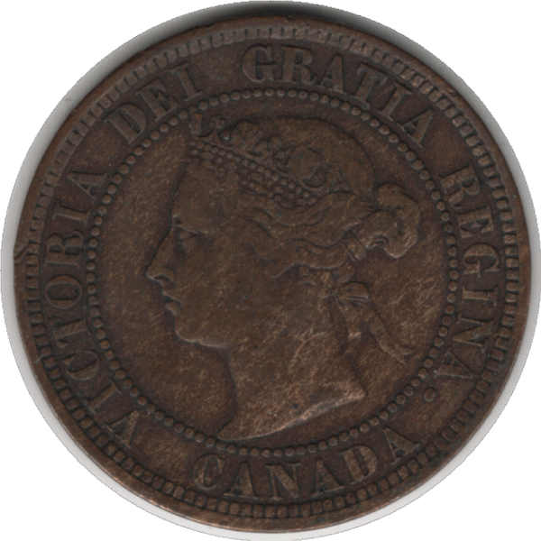 1888 Canada 1 Cent Coin (KM#7 Schön#5)