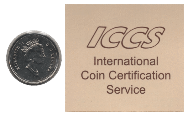 Canada 1999 November Mule 25 Cents ICCS MS64 NBU (Ch#RC-631 KM#352 Schön#333)