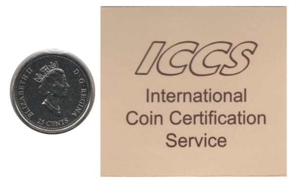 Canada 2000 Millennium Medal/25 Cents Mule ICCS MS63