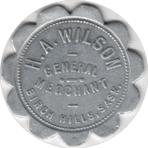 1923 H.A. Wilson General Merchant Birch Hills Sask. 2nd Issue width=