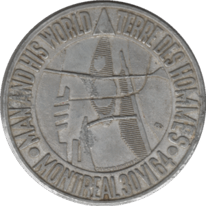 '1964 Canada ''Man and His World'' Medallion (THO#739)'