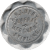 1913-36 G.H.Luery General Merchant Stirling ONT. 25 Cent Token.