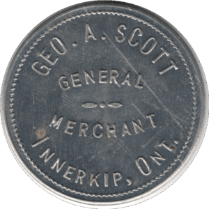 C.1920s Geo. A. Scott General Merchant Innerkip ONT. width=
