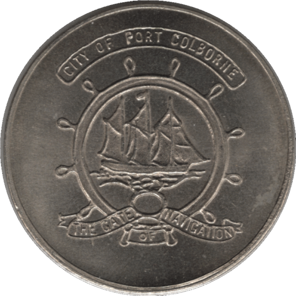 1966 Port Colborne ONT. Incorporation Souvenir Token Port/Fort.