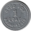 C.1930s City Bread Co. Winnipeg Manitoba G/F 1 Loaf Token
