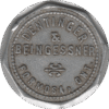 'C.1920''s ''Dentinger & Beingessner'' Formosa ONT. 25 Cent Merchant Voucher Token'
