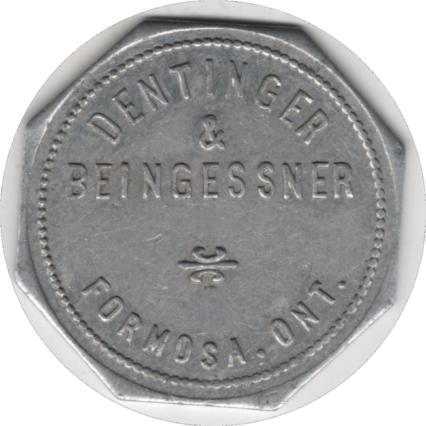 'C.1920''s ''Dentinger & Beingessner'' Formosa ONT. width=