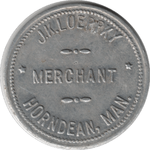 'C.1920s ''J.K. Loeppky Merchant'' Horndean Manitoba G/F width=