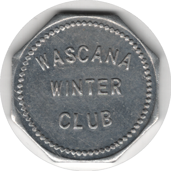 '1931 Wascana Winter Club Regina Sask. ''One Token'' Aligned Dies Mintage: 100'