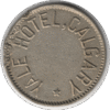 'Early 1900s Alberta ''Yale Hotel Calgary'' Hotel & Saloon Token White Metal'