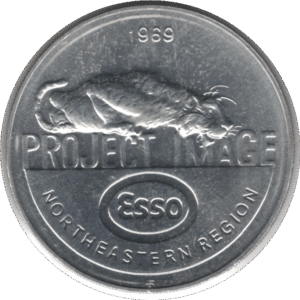 'U.S. 1969 FM Esso ''Project Image'' Gas Station Souvenir Token'