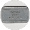 C.1940 Diamond Dairy Haney B.C. Good for 1 Quart Standard Rectangular Token.