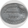 1890 (1912) J.A. Freisen & Sons Merchants Hauge Sask. 25C Token Mintage 100 (#2000F)