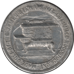 'Early 1900 James Stewart Mfg Woodstock ONT. ''Good Cheer Stoves'' Advertising Token'