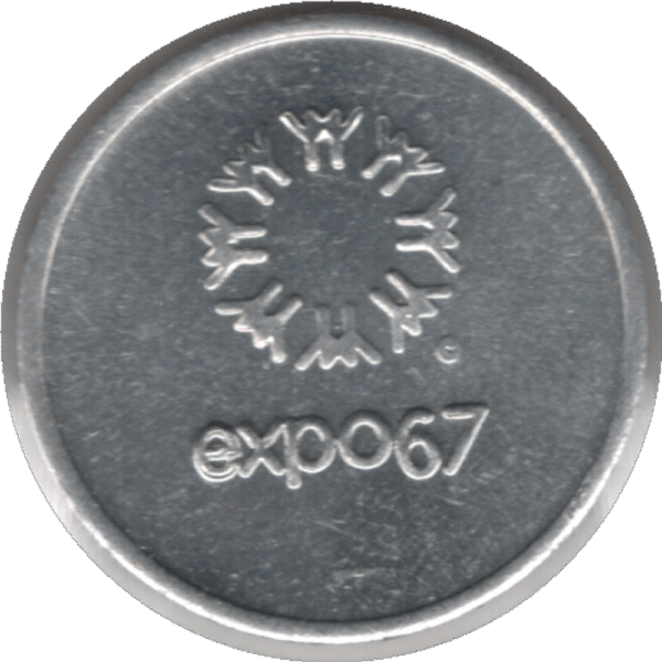 1967 Canada Coin (Bowman Quebec#3235a THO#781)