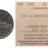 Canada 1968 "Extra Waterlines" Dollar ICCS MS65 (Ch#RC-900a Schön#66.1)